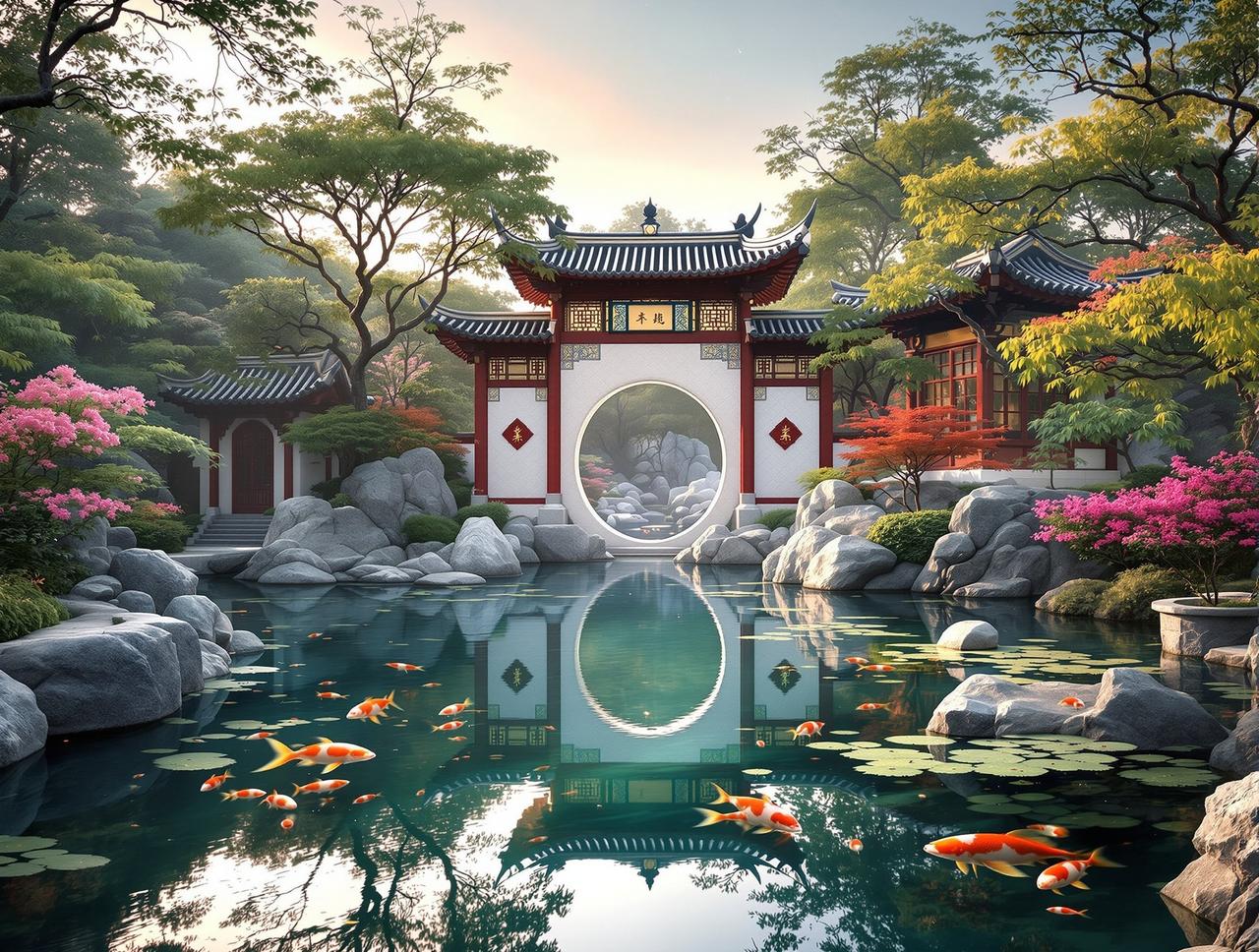 苏州 - 《园中缘》 AI片与苏州城市文旅合作 - 《园中缘》