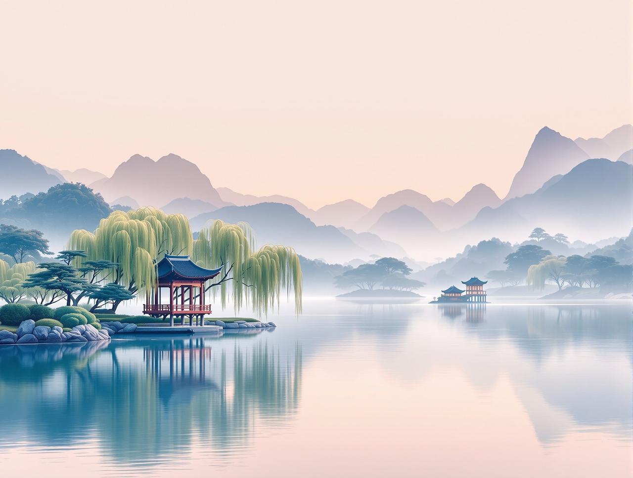 杭州 - 《烟雨临安》 AI片与杭州城市文旅合作 - 《烟雨临安》